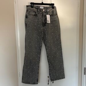 Frame Denim le Jane studded jeans NWT size 27